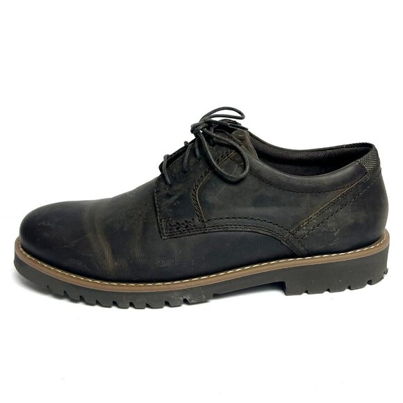 Rockport Mens Mitchell Plain Toe Oxford Brown Size 12Wide main image 6